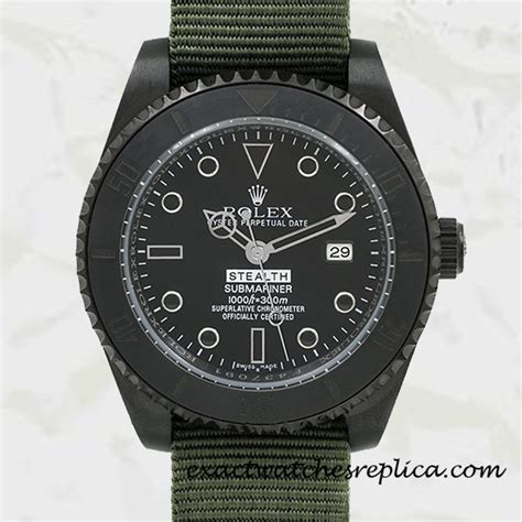 rolex submariner stealth replica|rolex submariner price drop.